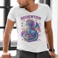 Just a Girl Who Loves Dragons And Books Men's V-Neck T-Shirt