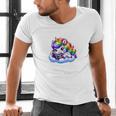 Just One More Chapter Bookish Book Unicorn Reading Book Men's V-Neck T-Shirt