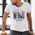 Just One More Chapter Romantasy Book Dragon Bookworm Bookish Men's V-Neck T-Shirt Just One More Chapter Romantasy Book Dragon Bookworm Bookish Men's V-Neck T-Shirt