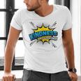 Kindness Is My Superpower Retro Comic Book T-Shirt Men's V-Neck T-Shirt