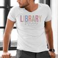 Library Squad Librarian Book Lover Bookworm Men's V-Neck T-Shirt Library Squad Librarian Book Lover Bookworm Men's V-Neck T-Shirt