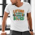 Lifting To Hold More Books Weightlifting Workout Gym Lover Men's V-Neck T-Shirt Lifting To Hold More Books Weightlifting Workout Gym Lover Men's V-Neck T-Shirt