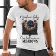 Meadows Baby Our Last Name Is Meadows Dark Romance Smut Book Men's V-Neck T-Shirt
