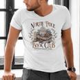 North Pole Book-Club Hot Cocoa Served Daily Christmas Book Men's V-Neck T-Shirt North Pole Book-Club Hot Cocoa Served Daily Christmas Book Men's V-Neck T-Shirt