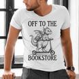 Off To The Bookstore Reading Bookworm Men's V-Neck T-Shirt