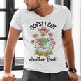 Oops I Got Another Book Cute Goose Librarian Reading Teacher Men's V-Neck T-Shirt Oops I Got Another Book Cute Goose Librarian Reading Teacher Men's V-Neck T-Shirt