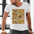 Orange Comic Book Orange Color Graphic Premium Tri-Blend Men's V-Neck T-Shirt