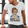 Pride And Prejudice Book Jane Austen Merch LGBTQ Men's V-Neck T-Shirt