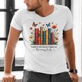 There Is No Such Thing As Too Many Books Shirts Bookish Men's V-Neck T-Shirt