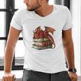 I Read Because Roasting People Is Frowned Upon Dragon Book Premium Tri-Blend Men's V-Neck T-Shirt