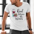 Read Between The Wines Im Just a Girl Who Loves Books & Wine Men's V-Neck T-Shirt Read Between The Wines Im Just a Girl Who Loves Books & Wine Men's V-Neck T-Shirt