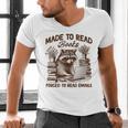 Reading Book Lover Made To Read Books Forces To Read Emails Men's V-Neck T-Shirt