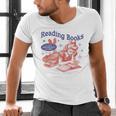 Reading Books I Can't Emotionally Handle Book Lover Men's V-Neck T-Shirt