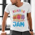 Reading Is My Jam I Love To Read Books Boy Girl Men's V-Neck T-Shirt