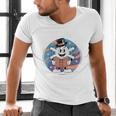 Reading Is Snow Much Fun Snowflake Top Hat Book Fan Winter Men's V-Neck T-Shirt