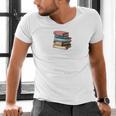 Retro Sometimes I Think I Read Too Much For Book Lover Men's V-Neck T-Shirt