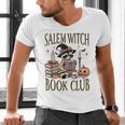 Salem Witch Book Club Raccoon Reading Men's V-Neck T-Shirt Salem Witch Book Club Raccoon Reading Men's V-Neck T-Shirt