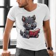 Scottish Terrier Reading a Book Dog Men's V-Neck T-Shirt Scottish Terrier Reading a Book Dog Men's V-Neck T-Shirt