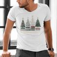 Seasons Readings Christmas Tree Book Lover Men's V-Neck T-Shirt