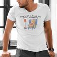 She's Got A Book For Every Situation Men's V-Neck T-Shirt