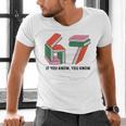 Six Seven 67 If You Know You Know 6 7 Reading Books Men's V-Neck T-Shirt