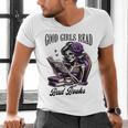 Smut Book Reading Smutty Good That Girls Read Bad Books Men's V-Neck T-Shirt Smut Book Reading Smutty Good That Girls Read Bad Books Men's V-Neck T-Shirt