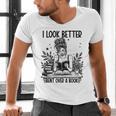Smutty Spicy Book Smut Reader I Look Better Bent Over A Book Men's V-Neck T-Shirt Smutty Spicy Book Smut Reader I Look Better Bent Over A Book Men's V-Neck T-Shirt
