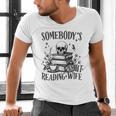 Somebody's Smut Reading Wife Smutty Book Lovers Men's V-Neck T-Shirt