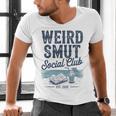 Spicy Romance Book Reader Fan Weird Smut Social Club Premium Tri-Blend Men's V-Neck T-Shirt Spicy Romance Book Reader Fan Weird Smut Social Club Premium Tri-Blend Men's V-Neck T-Shirt