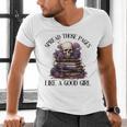 Spread Those Pages Like A Good Girl Dark Romance Spicy Books Men's V-Neck T-Shirt Spread Those Pages Like A Good Girl Dark Romance Spicy Books Men's V-Neck T-Shirt