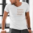Stay Home Read Books Love Dogs Men's V-Neck T-Shirt