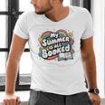 My Summer Is All Booked Book Reading Summer Reading For Men Women Men's V-Neck T-Shirt