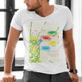 Superman Kryptonite Handbook Premium Tri-Blend Men's V-Neck T-Shirt