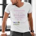 Tomorrow Is Fresh Anne Of Green Gables Book Quote Shirt Premium Tri-Blend Men's V-Neck T-Shirt