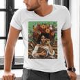 History Month Black Afro Girl Women Book Lovers Floral Men's V-Neck T-Shirt History Month Black Afro Girl Women Book Lovers Floral Men's V-Neck T-Shirt