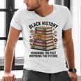 History Month Teacher Reading Book Lover Floral Stack Premium Tri-Blend Men's V-Neck T-Shirt History Month Teacher Reading Book Lover Floral Stack Premium Tri-Blend Men's V-Neck T-Shirt