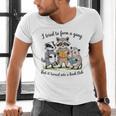 I Tried To Form A Gang But It Turned Into A Book-Club Reader Men's V-Neck T-Shirt I Tried To Form A Gang But It Turned Into A Book-Club Reader Men's V-Neck T-Shirt