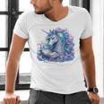 Unicorn Reading For Book Lovers Readers Men's V-Neck T-Shirt Unicorn Reading For Book Lovers Readers Men's V-Neck T-Shirt