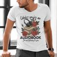 Unless You'Re An Audiobook I'm Not Listerning To You Bookish Men's V-Neck T-Shirt Unless You'Re An Audiobook I'm Not Listerning To You Bookish Men's V-Neck T-Shirt