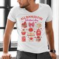 Valentines Reading Book Lover All Booked For Valentine's Day Men's V-Neck T-Shirt Valentines Reading Book Lover All Booked For Valentine's Day Men's V-Neck T-Shirt