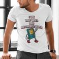 I Like Video Games Dogs And Maybe 3 People Gamer Introvert Raglan Baseball Tee Men's V-Neck T-Shirt