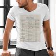 Vintage Library Due Date Card For Book Lovers Librarians Men's V-Neck T-Shirt Vintage Library Due Date Card For Book Lovers Librarians Men's V-Neck T-Shirt