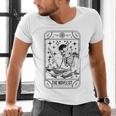 Writer Novelist Book Poetry Author Skeleton Tarot Card Men's V-Neck T-Shirt Writer Novelist Book Poetry Author Skeleton Tarot Card Men's V-Neck T-Shirt