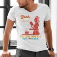 Yeah Sure I'Ll Just Feed All You Fckers Book Lover Quote Men's V-Neck T-Shirt Yeah Sure I'Ll Just Feed All You Fckers Book Lover Quote Men's V-Neck T-Shirt