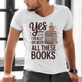 Yes I Really Do Need All These Books Coffee Men's V-Neck T-Shirt Yes I Really Do Need All These Books Coffee Men's V-Neck T-Shirt