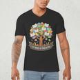 100 Days Of School In The Books Librarian Reading Teacher Men's V-Neck T-Shirt 100 Days Of School In The Books Librarian Reading Teacher Men's V-Neck T-Shirt