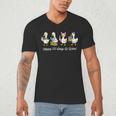 100 Days Of School Cute Goose Coffee Books Teacher Life Men's V-Neck T-Shirt 100 Days Of School Cute Goose Coffee Books Teacher Life Men's V-Neck T-Shirt