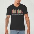 6 7 If You Know You Know Book Lover Six Seven Meme Men's V-Neck T-Shirt 6 7 If You Know You Know Book Lover Six Seven Meme Men's V-Neck T-Shirt