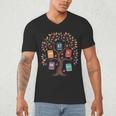 67 Days In The Books Reading Teacher 67th Day Of School Men's V-Neck T-Shirt 67 Days In The Books Reading Teacher 67th Day Of School Men's V-Neck T-Shirt