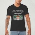 67 Meme English Teacher Reading Book Lover Humor Men's V-Neck T-Shirt